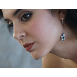 Uva Dangle and Drop Earrings by Loret Gomez